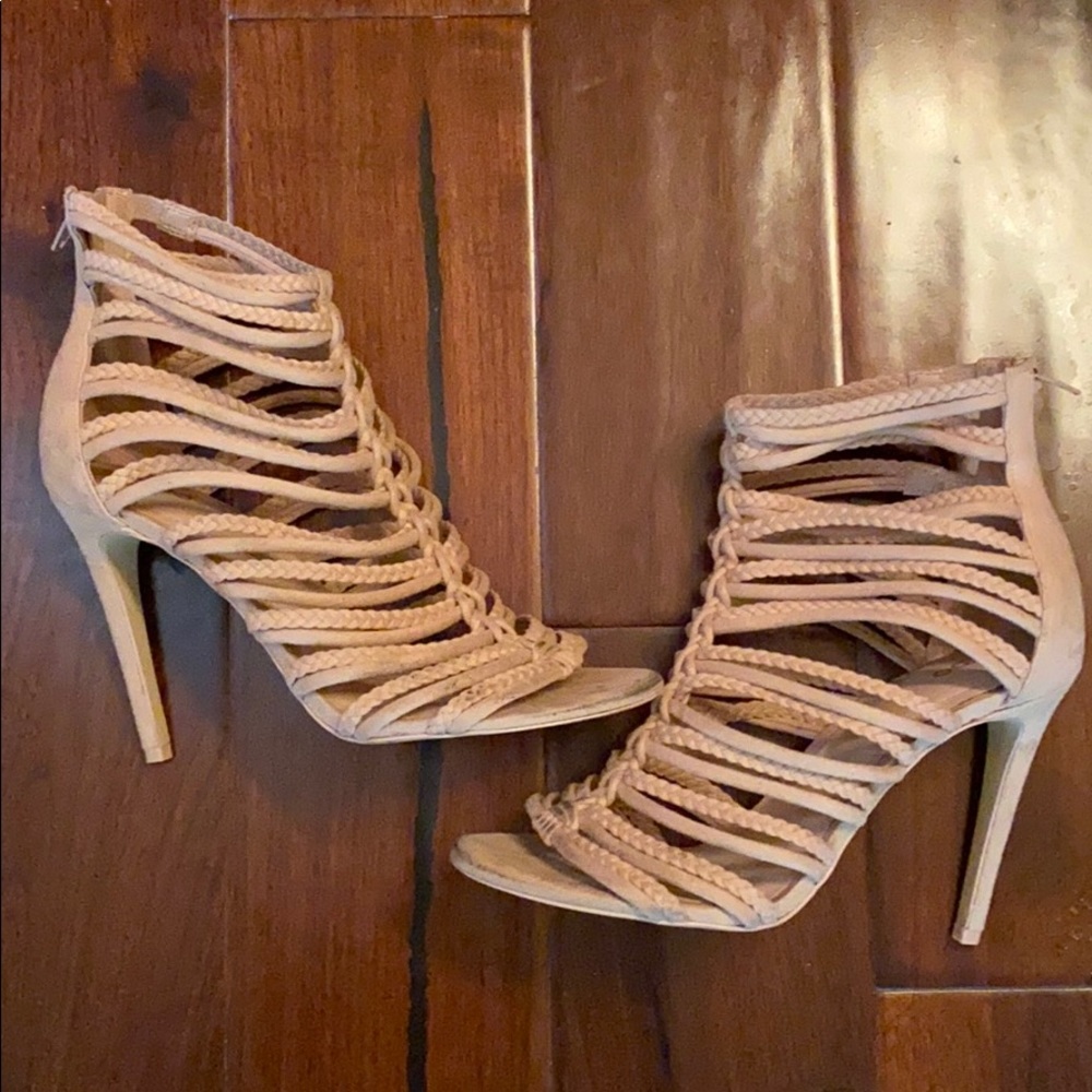 Leather heels